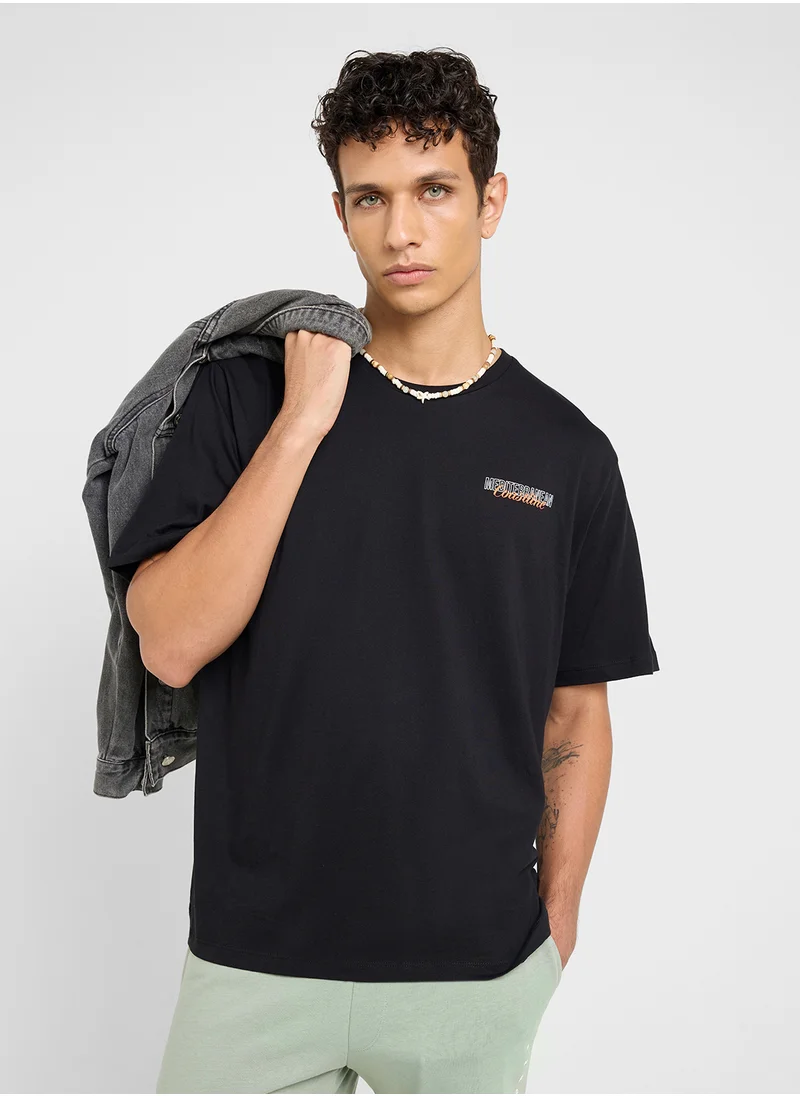 JACK & JONES Jorbradley Graphic Crew Neck T-Shirt