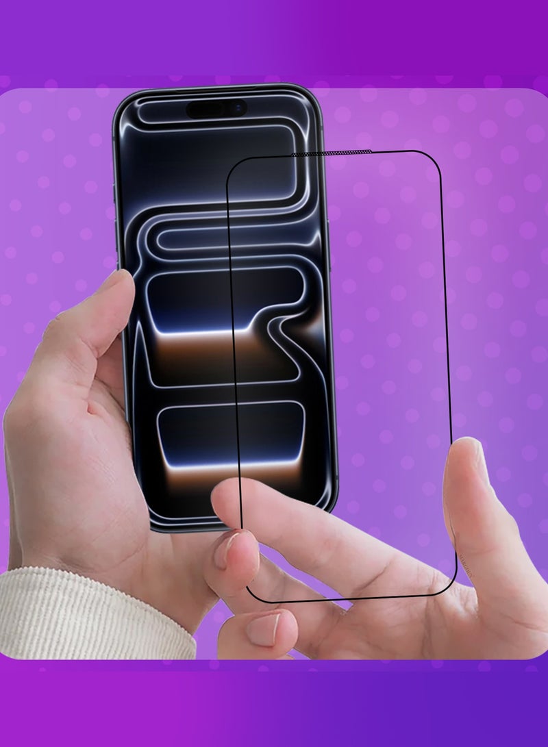 ESD 3D Tempered Glass for iPhone 17 Pro Max Magic Glass Box HD Full Cover Easy Installation - Image 3