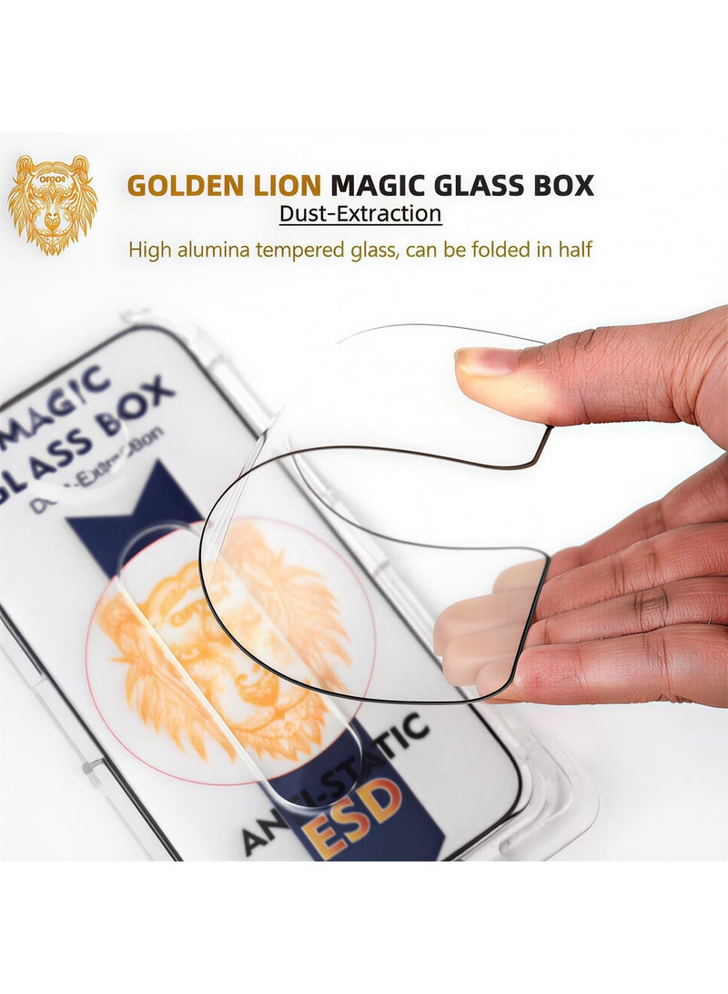 ESD 3D Tempered Glass for iPhone 17 Pro Max Magic Glass Box HD Full Cover Easy Installation - Image 5