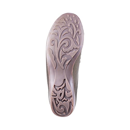 Mochi Womens Leather Bronze Slip On Mule UK/6 EU/39 (31-4930) - Image 4