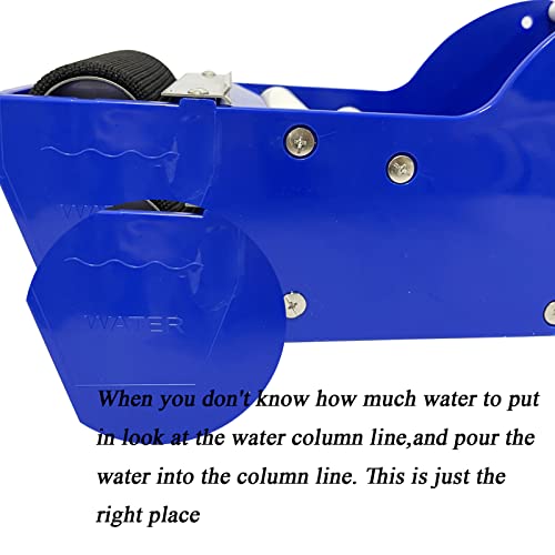 QILIMA Desktop Blue Tape Dispenser,Water Activated Tape Dispenser,12.6in Gum Tape Dispenser Sealing Office Supplies - Image 2
