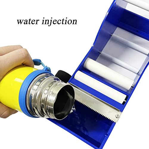 QILIMA Desktop Blue Tape Dispenser,Water Activated Tape Dispenser,12.6in Gum Tape Dispenser Sealing Office Supplies - Image 4