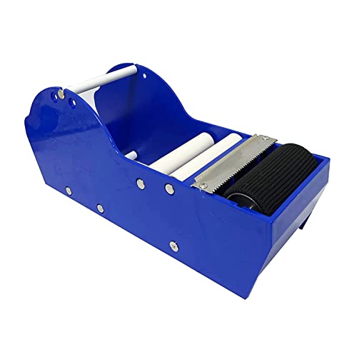 QILIMA Desktop Blue Tape Dispenser,Water Activated Tape Dispenser,12.6in Gum Tape Dispenser Sealing Office Supplies - Image 1