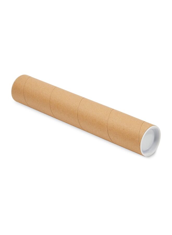 12pcs Kraft Cardboard Shipping Tubes - Double-Layer Protective Mailing Storage Tubes for Posters, Documents, Blueprints, Artwork - Secure Shipping Solution for Businesses Artists - Image 3