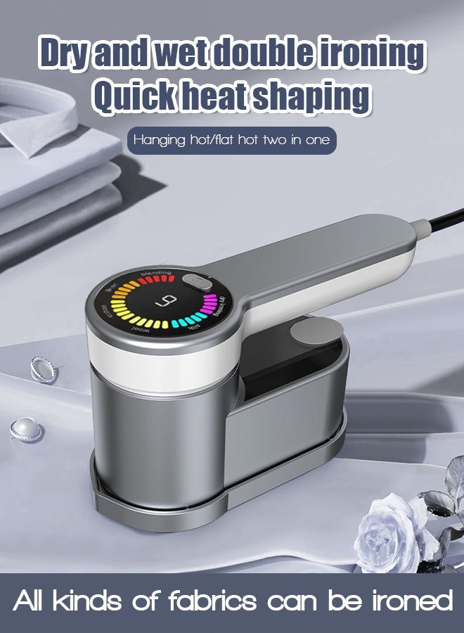Mini iron, portable handheld steam iron, dry and wet supporting iron, small electric iron, portable iron  - Image 1