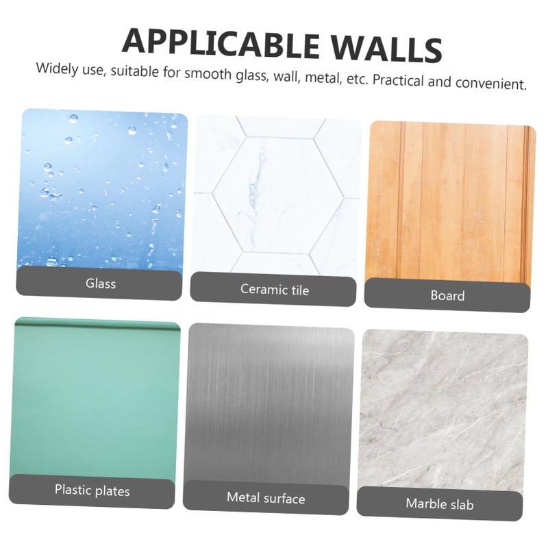 2Pcs Self Adhesive Wall Mounted Bathroom Storage Rack For Shaving Brush Organization - Image 5