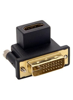 erorex 90 Degree Up Angled DVI Male to HDMI Female Adapter for Computer & HDTV & Graphics Card (Up-Angled)  - Image 3
