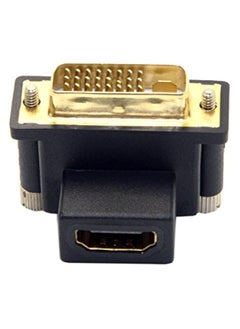 erorex 90 Degree Up Angled DVI Male to HDMI Female Adapter for Computer & HDTV & Graphics Card (Up-Angled)  - Image 5