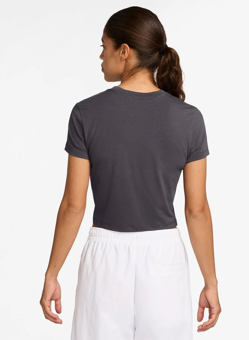 Nike Chill Knitted Cropped T-Shirt