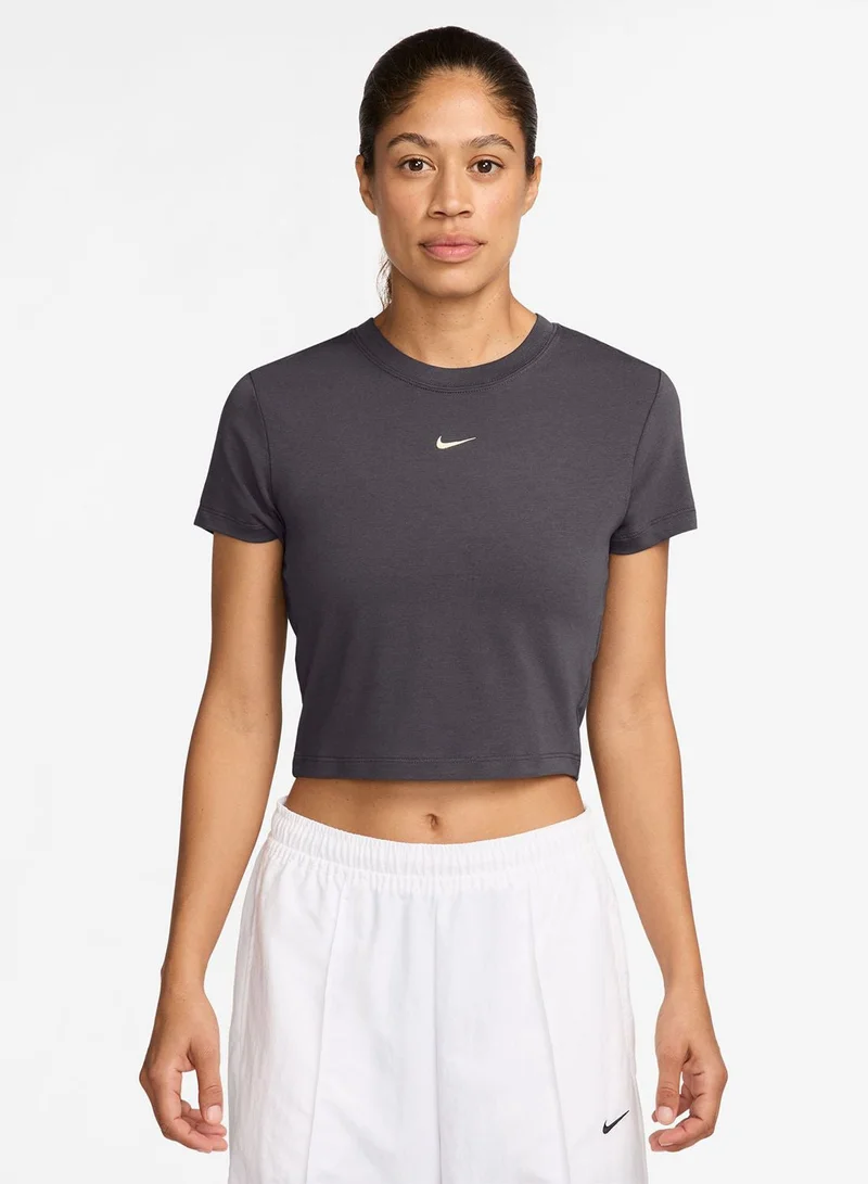 Nike Chill Knitted Cropped T-Shirt