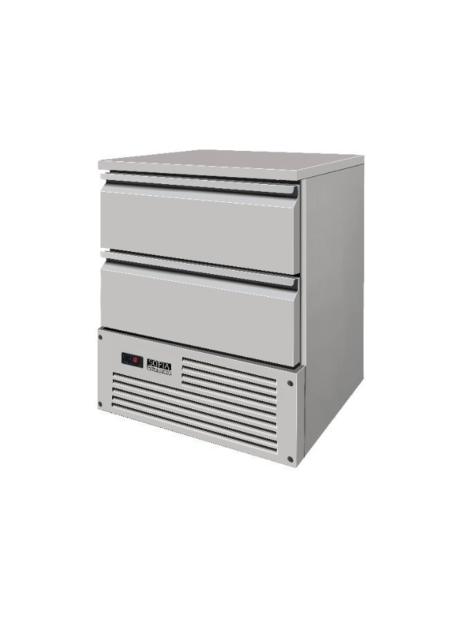 Sofia Refrigeration Under Counter Two (2) Drawer Freezer, Stainless Steel, Low Noise, Small Refrigerator Energy Efficient 218 Litres Net Capacity - Image 1