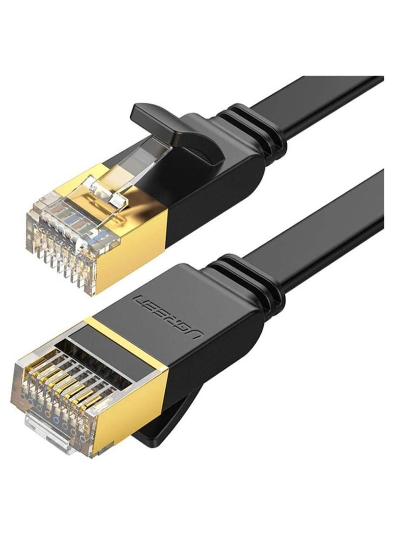 يو جرين UGREEN Cat 7 U/FTP Lan Cable Flat Design 0.5m (Black) - Image 2