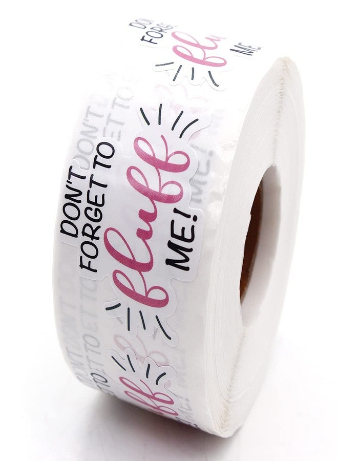 Littlefa 1.5" Don't Forget to Fluff Me Packaging - Thank You, Bakeries, Small Business, Envelopes & Gift Bags Stickers 500 PCS - Image 1