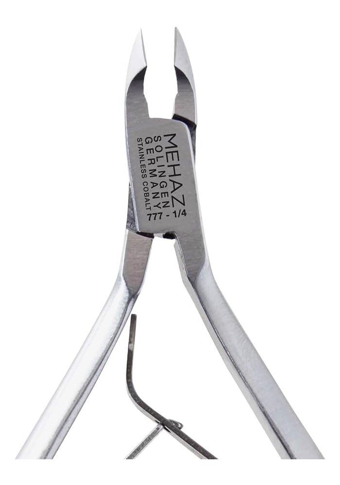 Mehaz Stainless Steel Cobalt Nipper, 1/4 Jaw for Precision Cuticle and Nail Trimming - Image 5