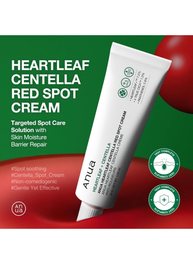 Anua Wonder Heartleaf Centella Red Spot Cream, Hydration Face Moisturizer for Skin Relief, Niacinamide, Centella, Panthenol, Spot Treatment for sensitive skin, Non-comedogenic, Korean Skincare (30g/1.05oz) - Image 3