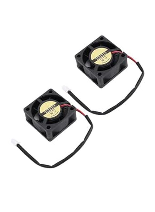 40x40x20mm Low Noise Cooling Fan 2PCS for 3D Printer Print Head Auxiliary Horizontal Vertical Setup - Image 1