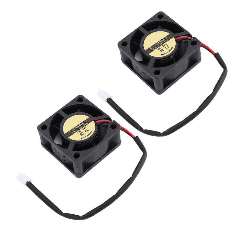 40x40x20mm Low Noise Cooling Fan 2PCS for 3D Printer Print Head Auxiliary Horizontal Vertical Setup - Image 2