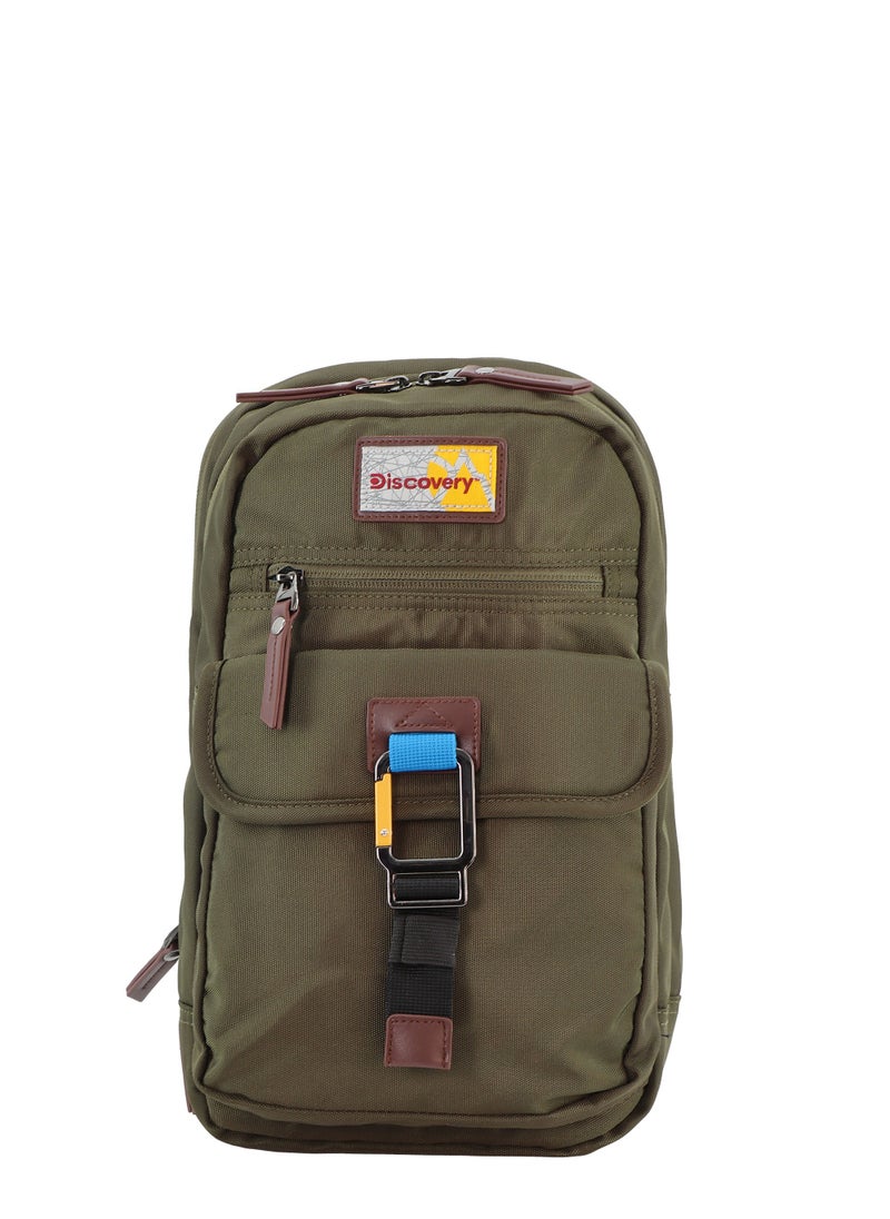 Discovery ICON Sling Bag 8L Khaki, Durable Lightweight Tablet Compartment Casual Shoulder Bag For Men And Women Removable Shoulder Strap Secure RFID Pocket - pzsku/ZA5F7BE99670F7D6F3895Z/45/_/1721994702/29174f4c-3a57-4301-ac25-633429d02e43