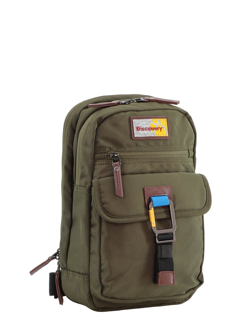 Discovery ICON Sling Bag 8L Khaki, Durable Lightweight Tablet Compartment Casual Shoulder Bag For Men And Women Removable Shoulder Strap Secure RFID Pocket - pzsku/ZA5F7BE99670F7D6F3895Z/45/_/1721994754/6a44ec36-b43d-4172-842a-e23ca12b277b