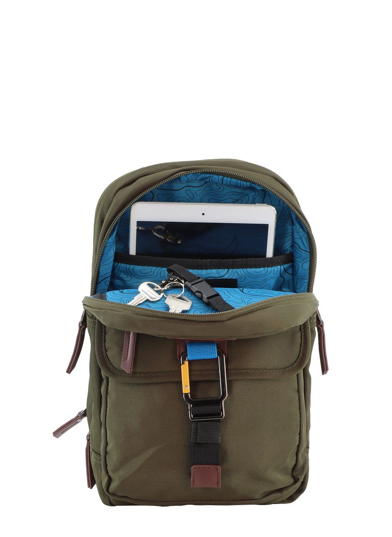 Discovery ICON Sling Bag 8L Khaki, Durable Lightweight Tablet Compartment Casual Shoulder Bag For Men And Women Removable Shoulder Strap Secure RFID Pocket - pzsku/ZA5F7BE99670F7D6F3895Z/45/_/1721994762/131035d9-9b26-4031-8487-c8ae2e826c2f
