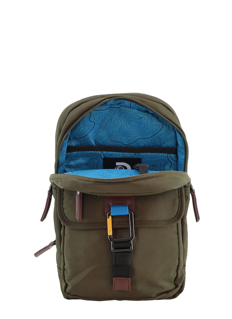 Discovery ICON Sling Bag 8L Khaki, Durable Lightweight Tablet Compartment Casual Shoulder Bag For Men And Women Removable Shoulder Strap Secure RFID Pocket - pzsku/ZA5F7BE99670F7D6F3895Z/45/_/1721994902/7e37b4c7-fbe5-430d-bb06-81c1cb3fc521