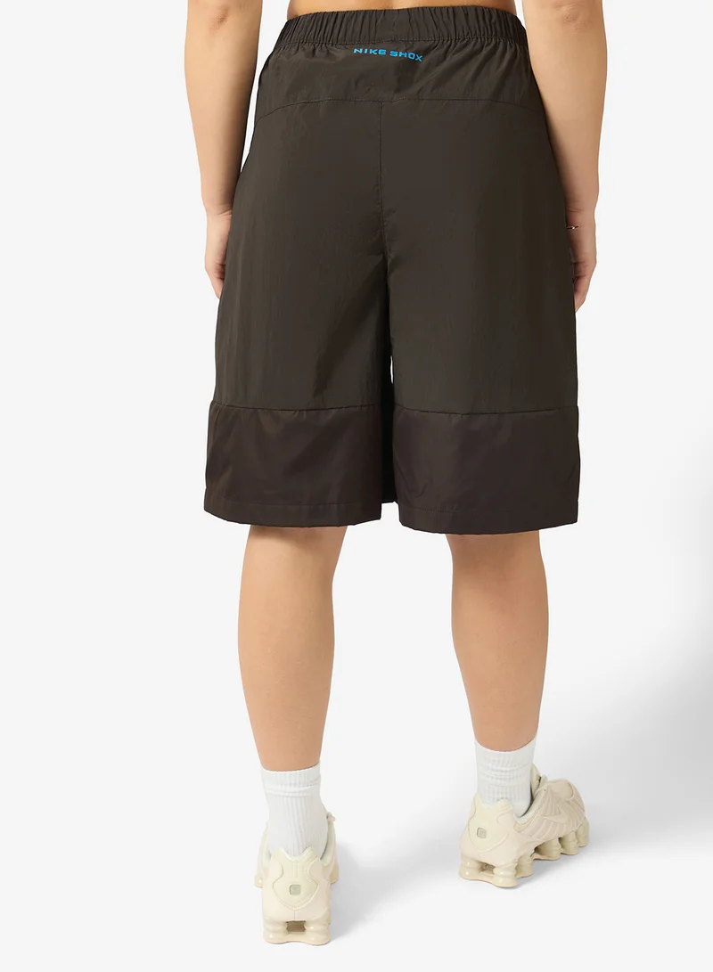 Nike VELVET BROWN/SAIL/SAIL Shox Woven Shorts for Women | Best Price UAE