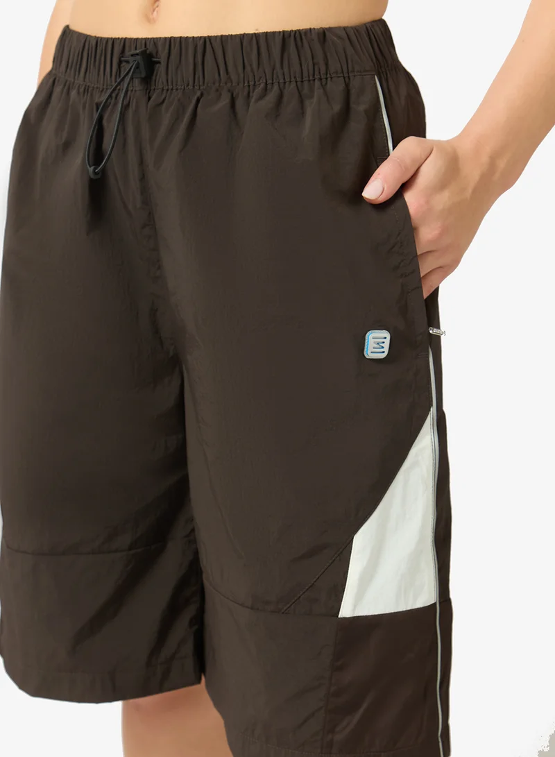 Nike VELVET BROWN/SAIL/SAIL Shox Woven Shorts for Women | Best Price UAE