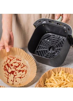 Buffer 50 Pcs Air Fryer Baking Paper Disposable Oil Proof 23 cm Round Baking Paper Xxl  - Image 3