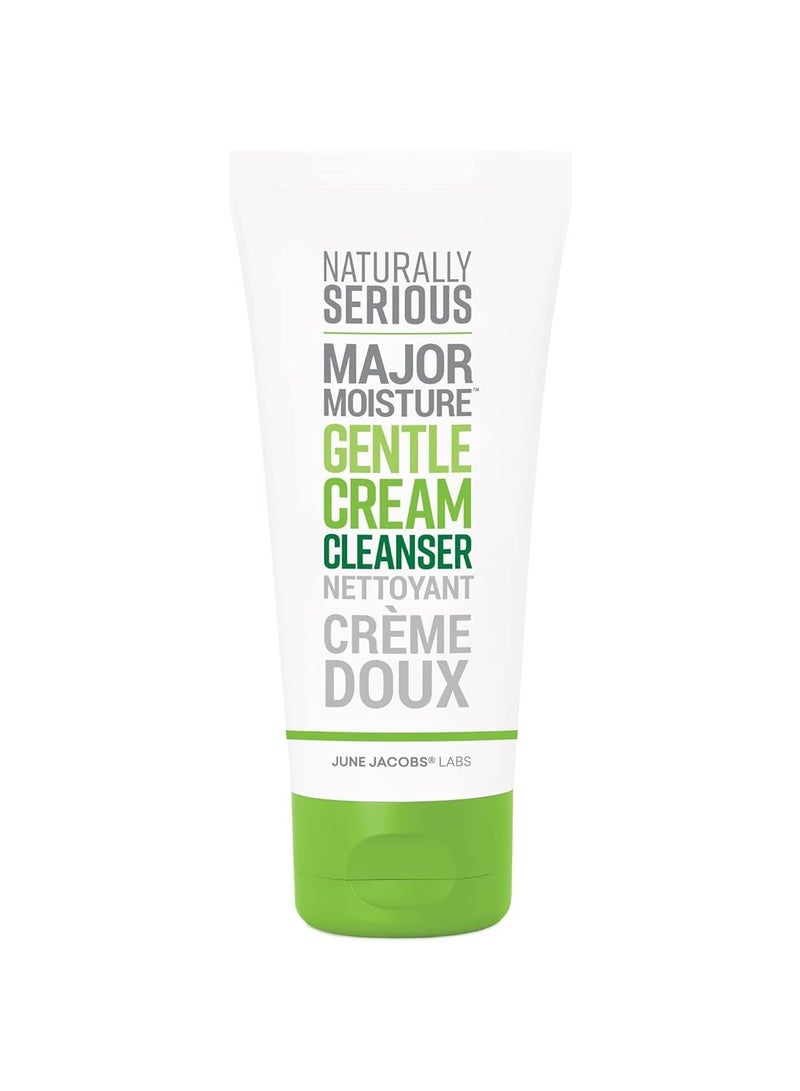 NATURALLY SERIOUS Naturally Serious | Major Moisture Gentle Cream Cleanser, Hydrating Cleanser with Coconut Oil, Makeup-Removing Cleanser, Vegetarian Skincare, Cruelty-Free Skincare - Image 1