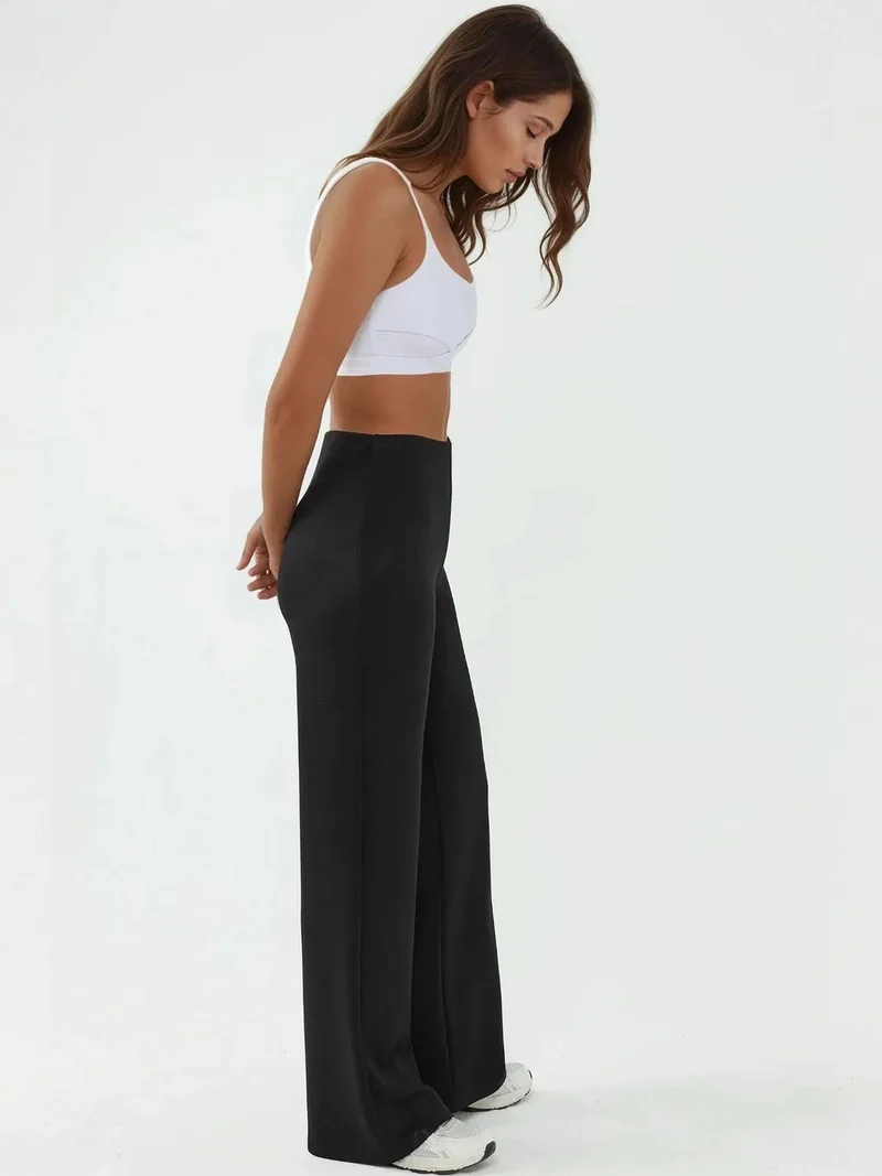 HICCUP Relaxed Fit Modal Touch Straight Leg Sweatpants
