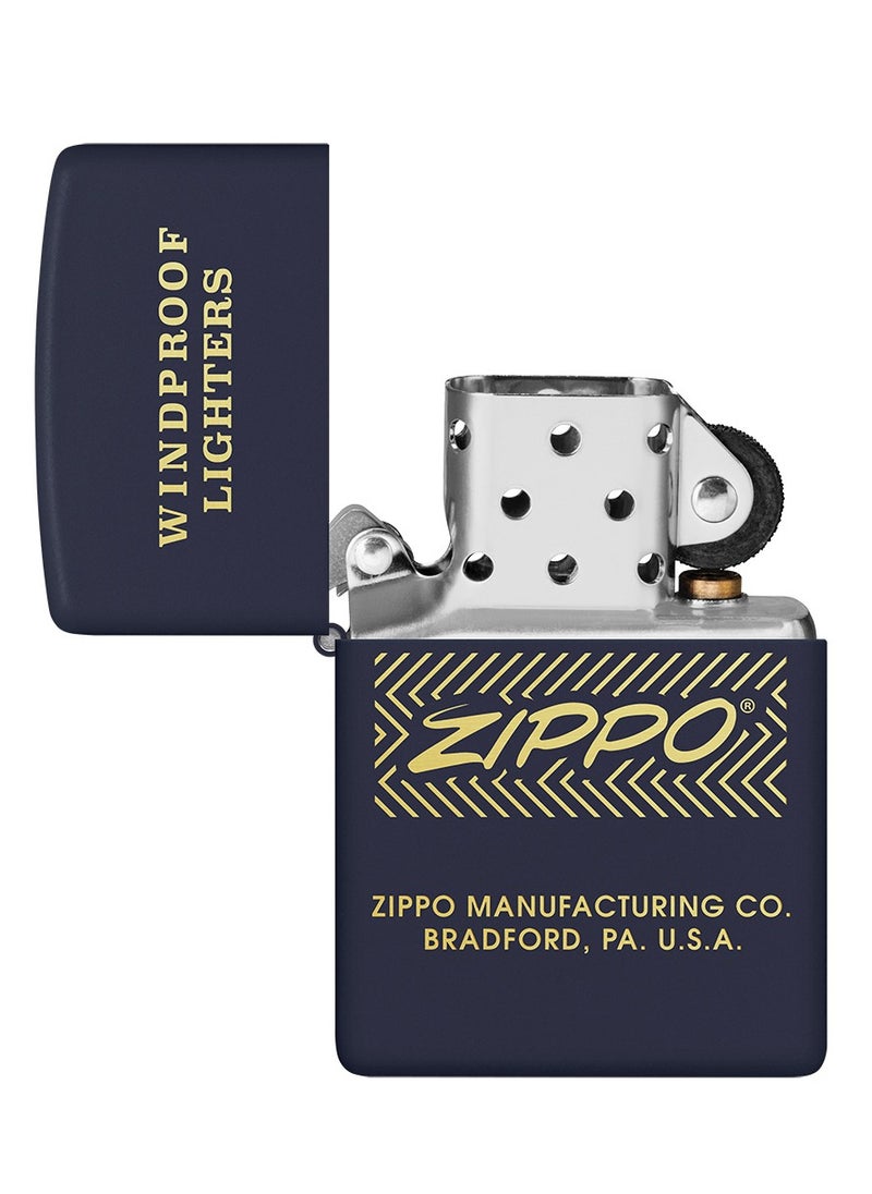 Zippo - 48708 239 Windproof Lighter Design Navy Matte Windproof Lighter - Image 1