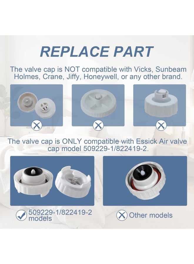 UYZO 2 Pcs Bottle Valve Cap Fit for MoistAir Humidifiers EA1407, HD1407, HD1409, EA14070, HD14070, Replacement Parts ESK509229-1, ESK819024, ESK822419-2, CAP291 - Image 5