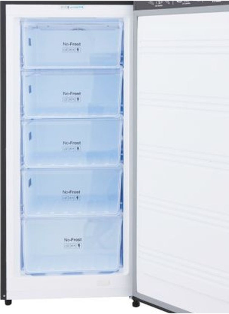Fresh - Fresh vertical deep freezer, 5 drawers - silver / FNU-LR250S - Image 1