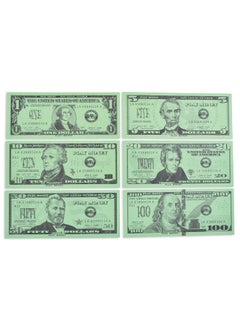 Learning Advantage Play Bills Set - 35 Ones, 25 Fives, 20 Tens, 15 Twenties, 5 Fifties And 5 Hundreds - Replica Bills For Pretend Play With Fake Currency  - Image 1