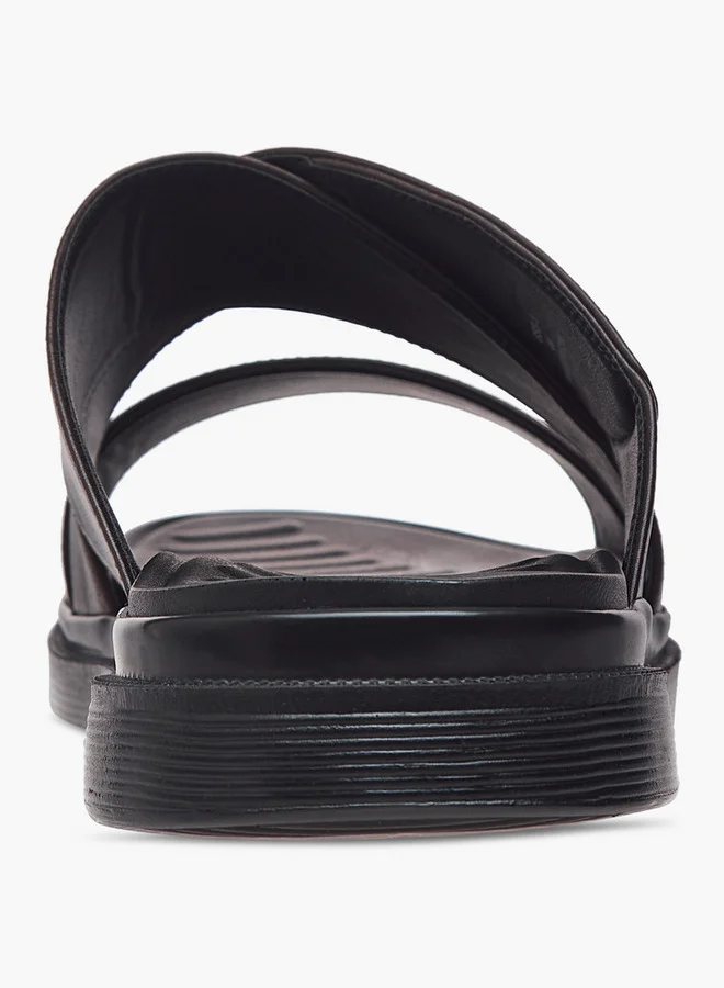 LBL by Shoexpress Cross Strap Slip-On Comfort Sandals