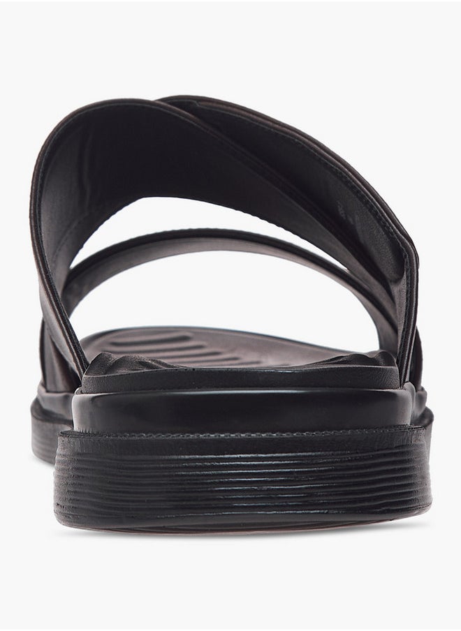 LBL by Shoexpress Cross Strap Slip-On Comfort Sandals  - Image 4