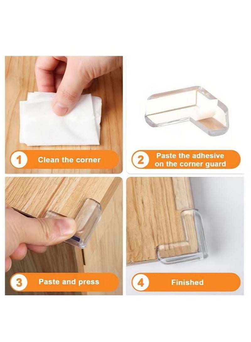 12 Pack Corner Guards, Furniture Corner and Edge Safety Bumpers, Baby Proofing Corner Covers Protectors, Baby Proof Bumper, Cushion to Cover Sharp Furniture, Table Edges - Image 2