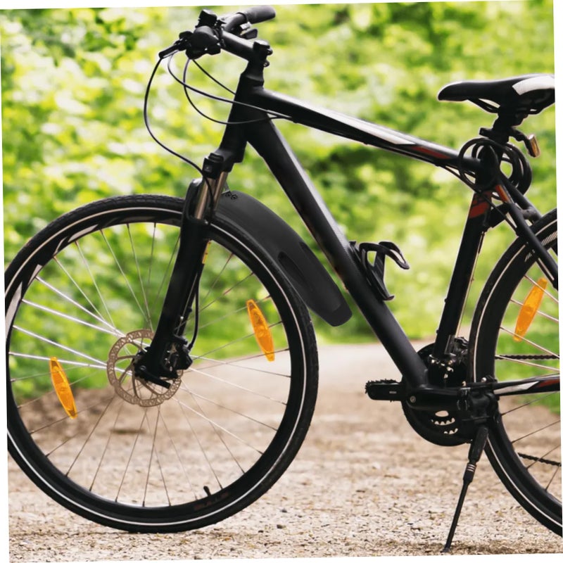 Front and Rear Mountain Bike Mudguards Set of 2 Black Splash Protection for Outdoor Cycling - Image 5