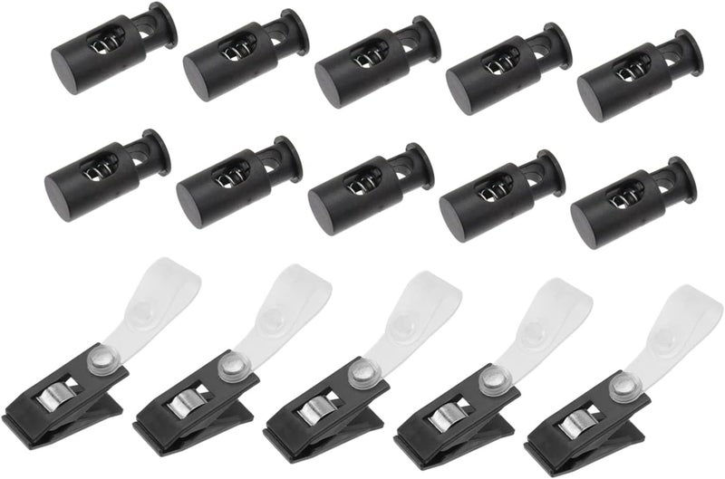 Sosoport 5sets Garden Flag Stoppers and Clips for Outdoor Flags Easy to Use and Secure for Garden Decoration and Holiday Displays - Image 1