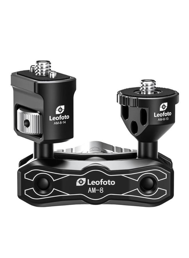 Leofoto Leofoto AM-8 Versa Magic Arm Kit Interchangeable Parts Creative Combinations Cold Shoe NATO ARRI Adapters AM-8 Kit  - Image 4