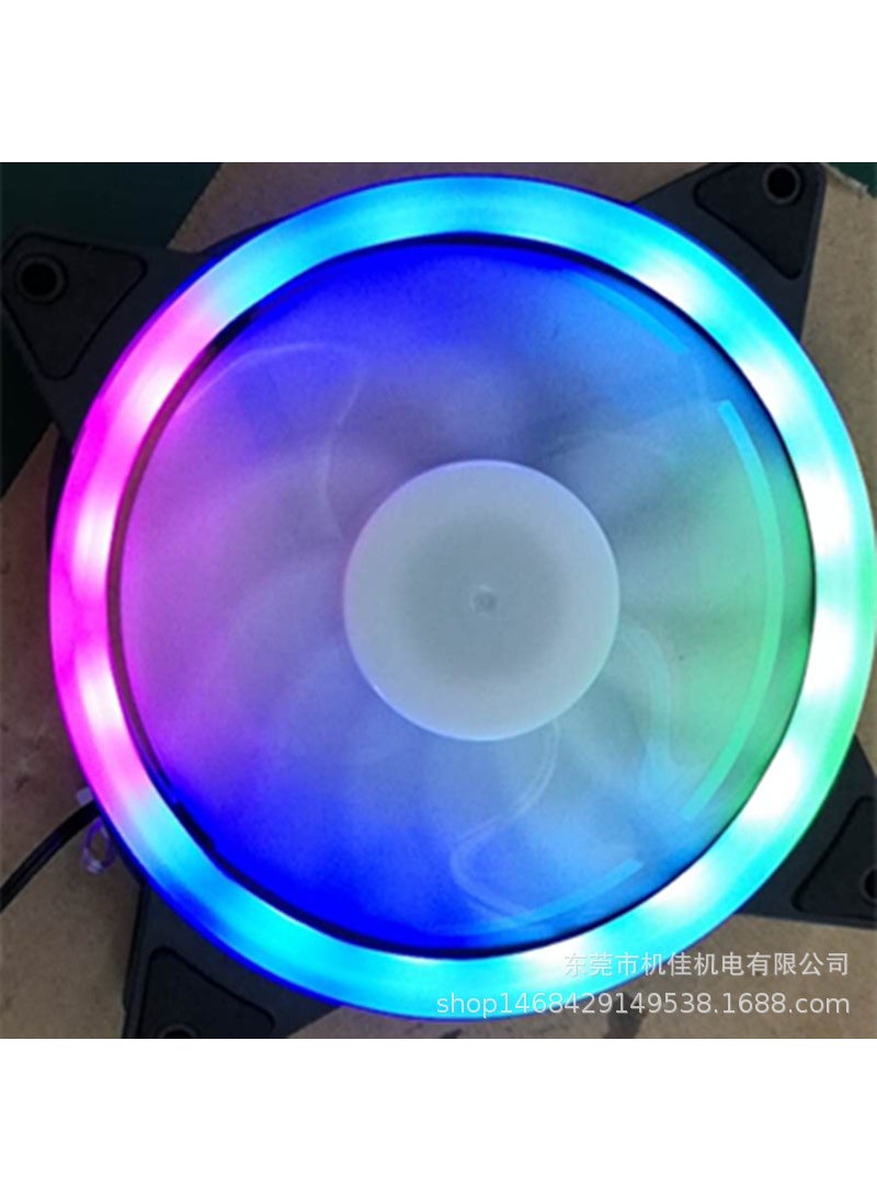 Generic Aurora Eclipse 16LED 12025 Dual Ring PC Case FanDouble ring 6 color Double ring 6 color 