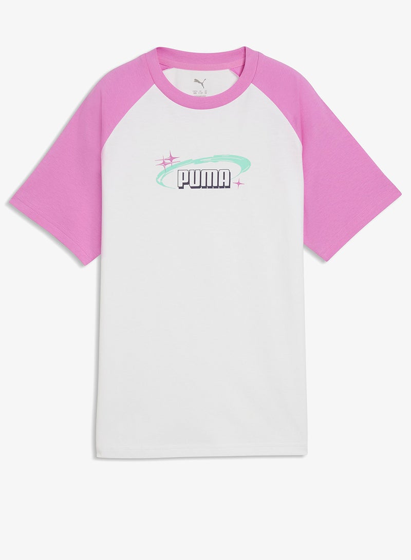 بوما تيشيرت برسومات مريحة للمراهقين - Image 1