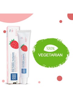 Baby Toothpaste Fluoride Free 70 Gram | Strawberry Flavour Toothpaste For Babies & Toddlers Of 1 To 5 Years For Cavity Protection, Oral Care (Pack Of 1) - pzsku/ZA5F885A0B0B279B2A4A5Z/45/_/1735566782/41a93d90-310c-4ad5-9644-dca0402df2fe