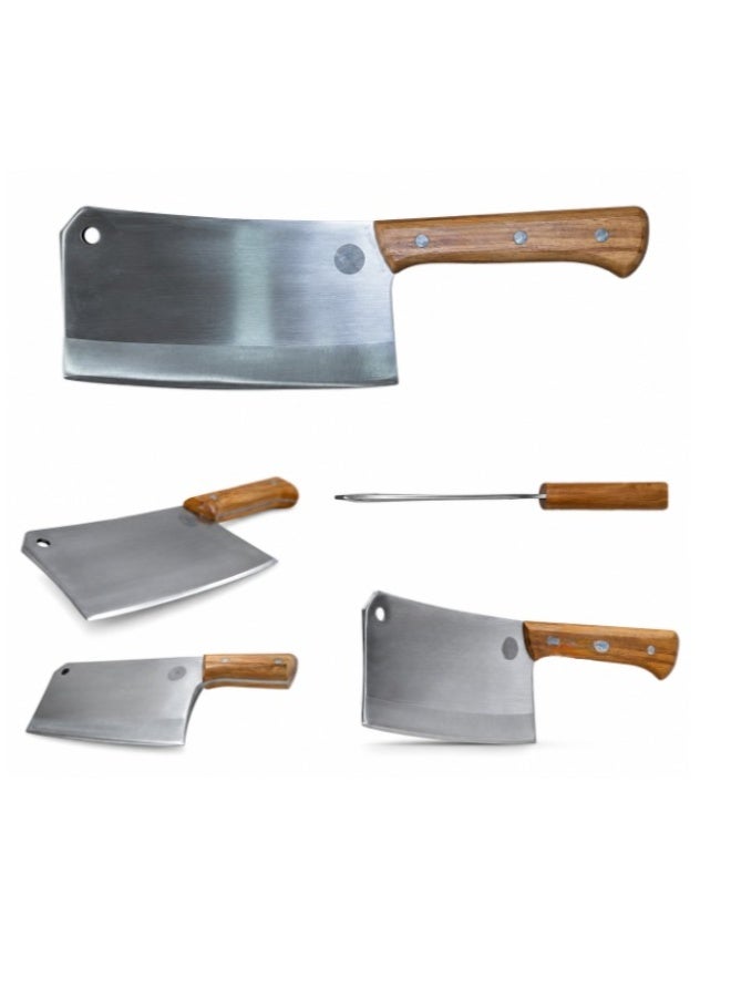 Professional Heavy-Duty Kitchen Cleaver for Bone Chopping & Butchery - Image 1