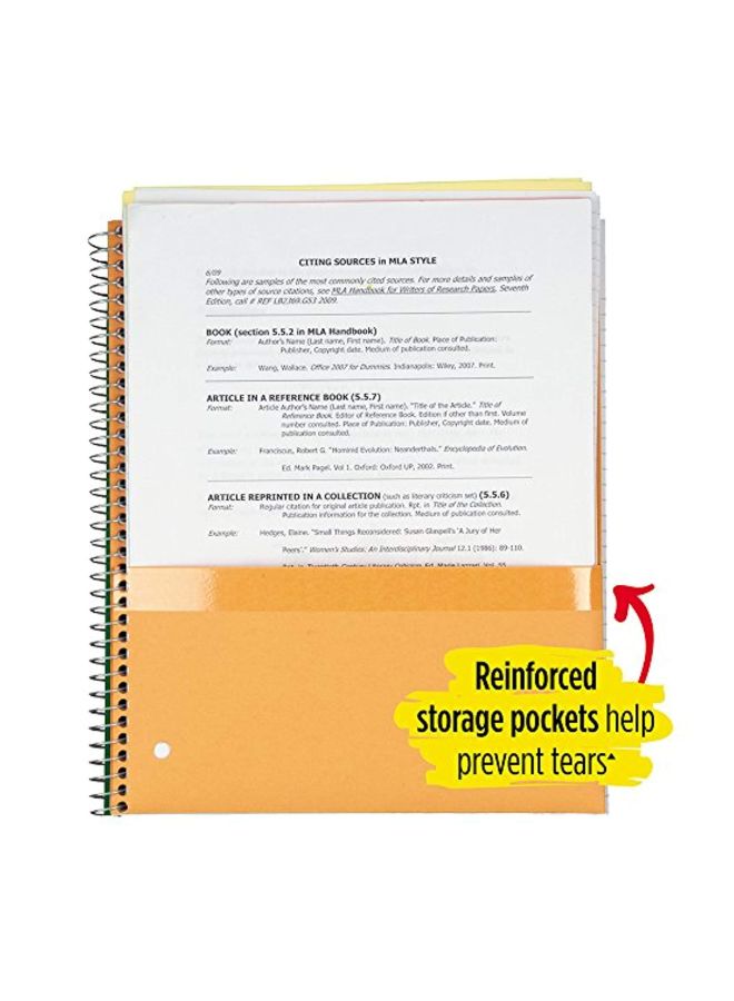 Five Star Spiral Notebook + Study App, 1 Subject, College Ruled Paper, 8-1/2" x 11", 100 Sheets, Fights Ink Bleed, Water Resistant Cover, Amethyst Purple (38744) - Image 2