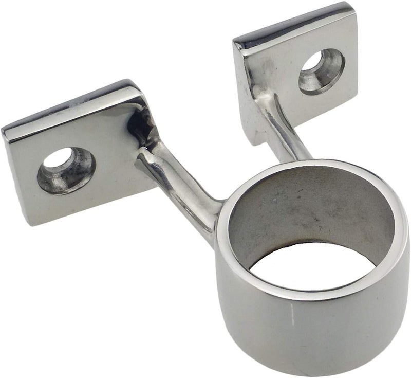 keehui Pair of 316 Stainless Steel Marine Grade Boat Hand Rail Railing Fitting Center Bracket Stanchion (I.D.26MM) Hardware for 1in Tubing - Image 5