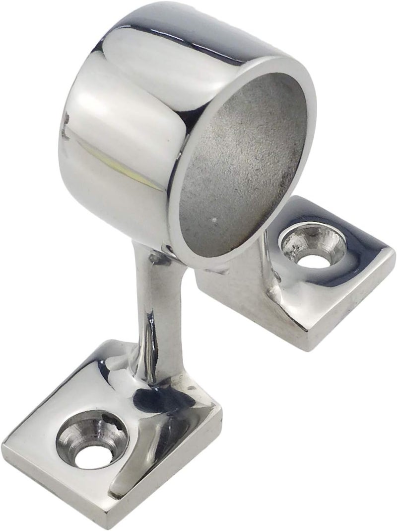 keehui Pair of 316 Stainless Steel Marine Grade Boat Hand Rail Railing Fitting Center Bracket Stanchion (I.D.26MM) Hardware for 1in Tubing - Image 4