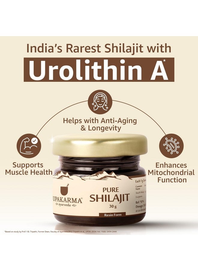 UPAKARMA Pure Shilajit Resin 30g | 300mg/serving | Extensive Global Sourcing | Boosts Stamina & Strength | Lab-Tested Purity | 100 Servings | Pack of 3 - Image 5
