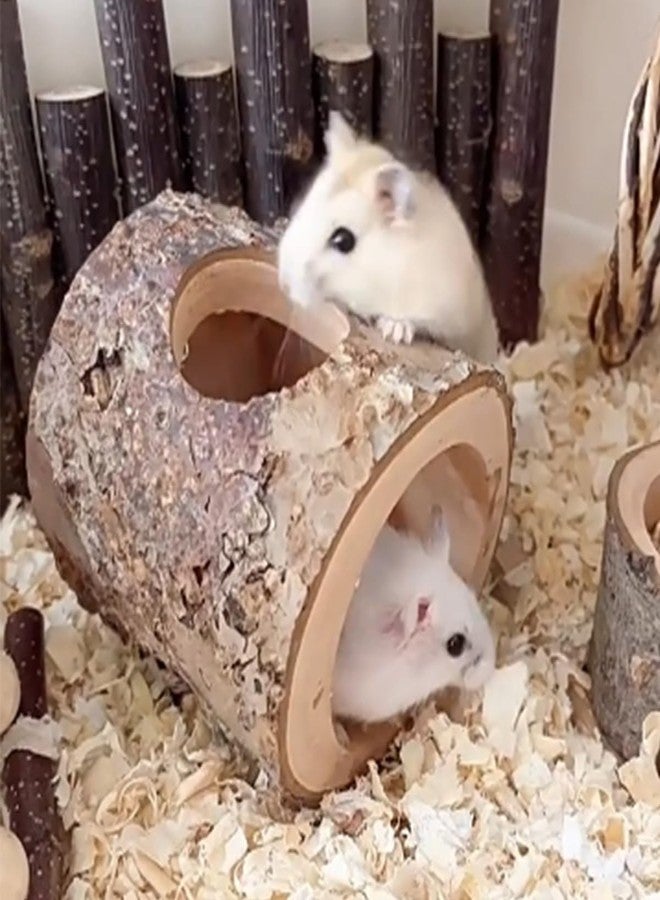 TANOMA Habitat House Hideout for Hamster Mice, Gerbils Mouse and Other Small Size Animal Pets - Image 2