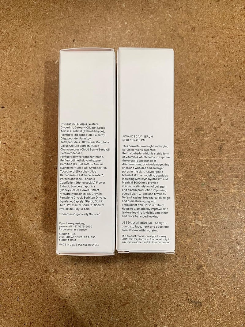 ARCONA Advanced 'A' Serum - Anti-Aging Vitamin A Retinol with Peptides and Cloud Berry Oil, 1.17 oz - Image 5